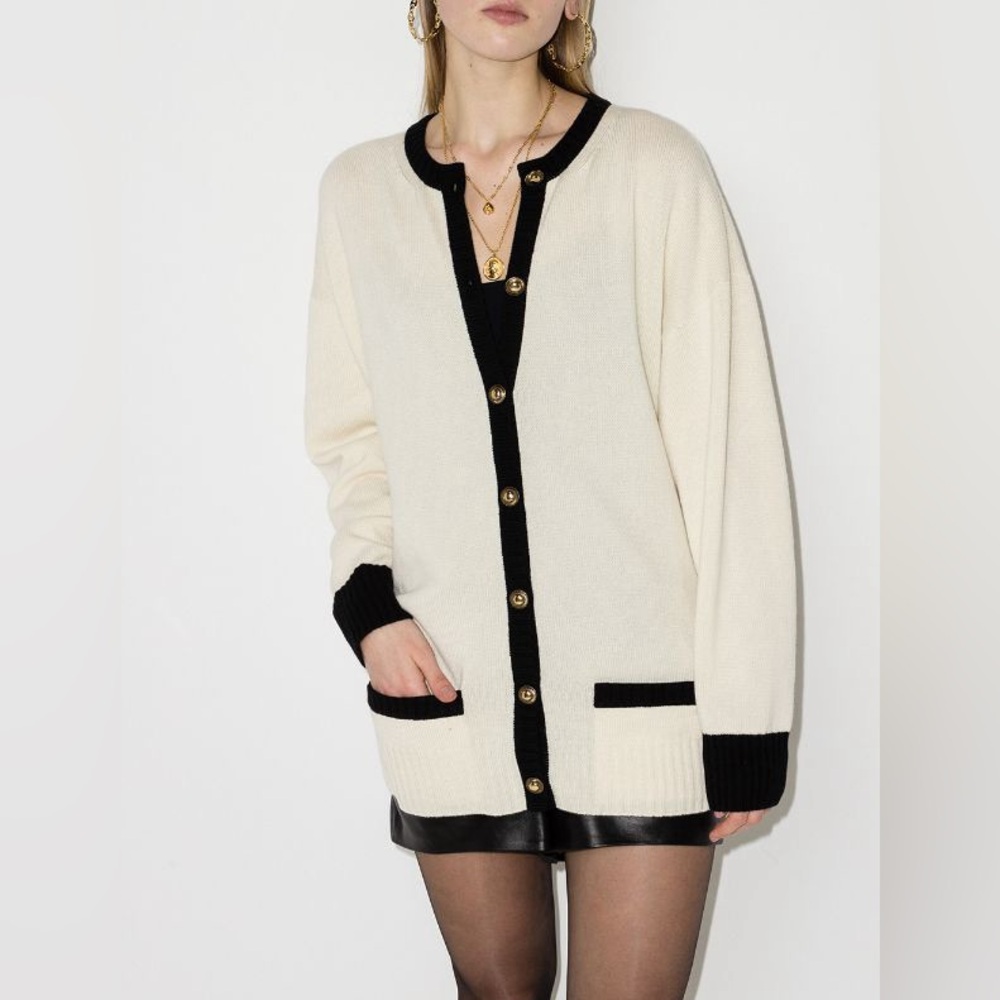 Saint Laurent Botton up cashmere cardigan